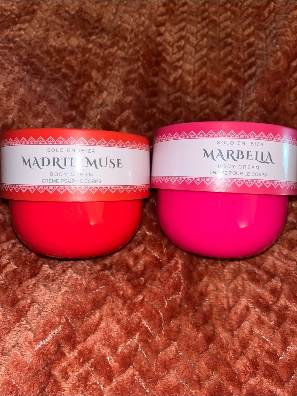 2 Solo en Ibiza Body Creams- Pink | Madrid Muse & Marbella Body Cream